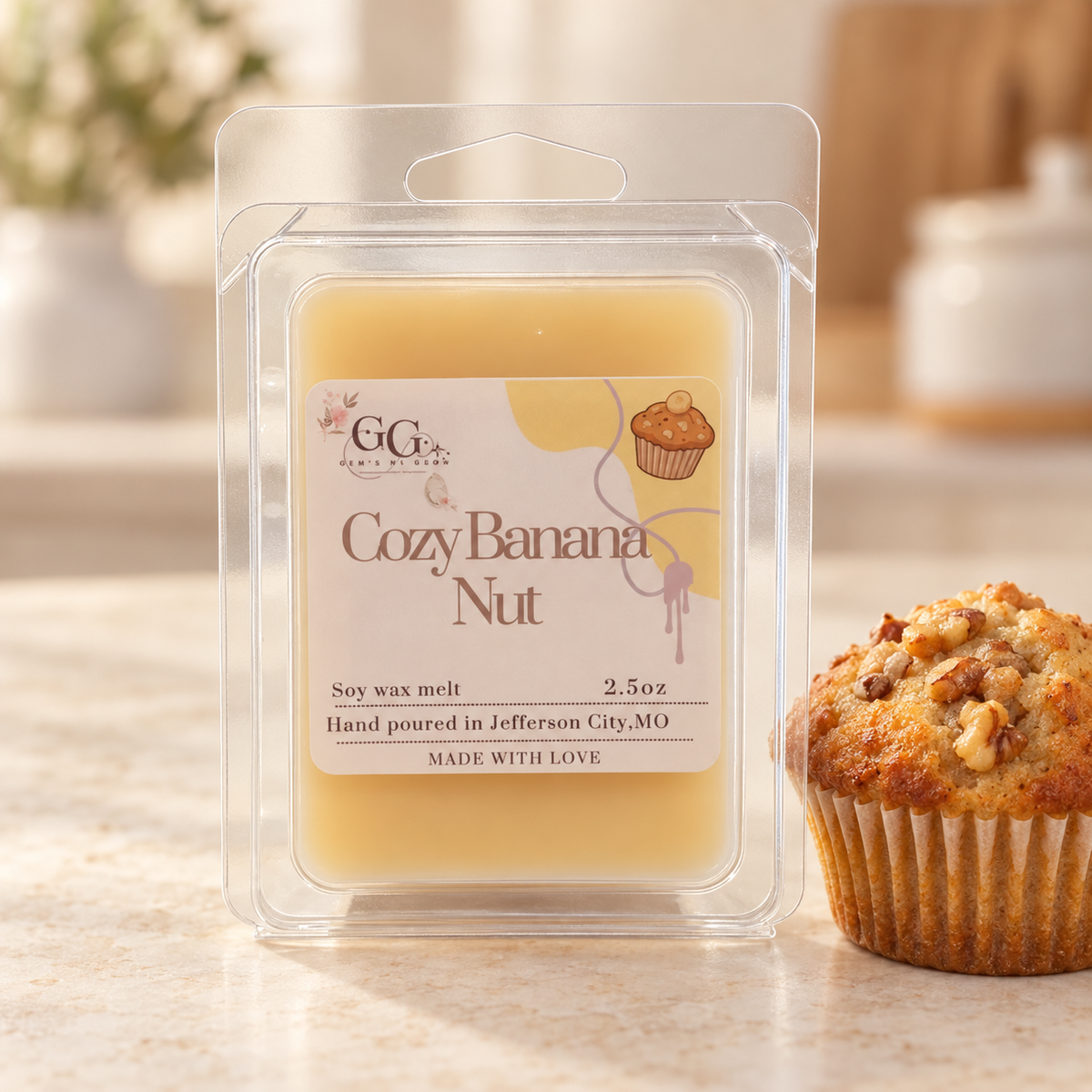Cozy Banana Nut Wax Melts