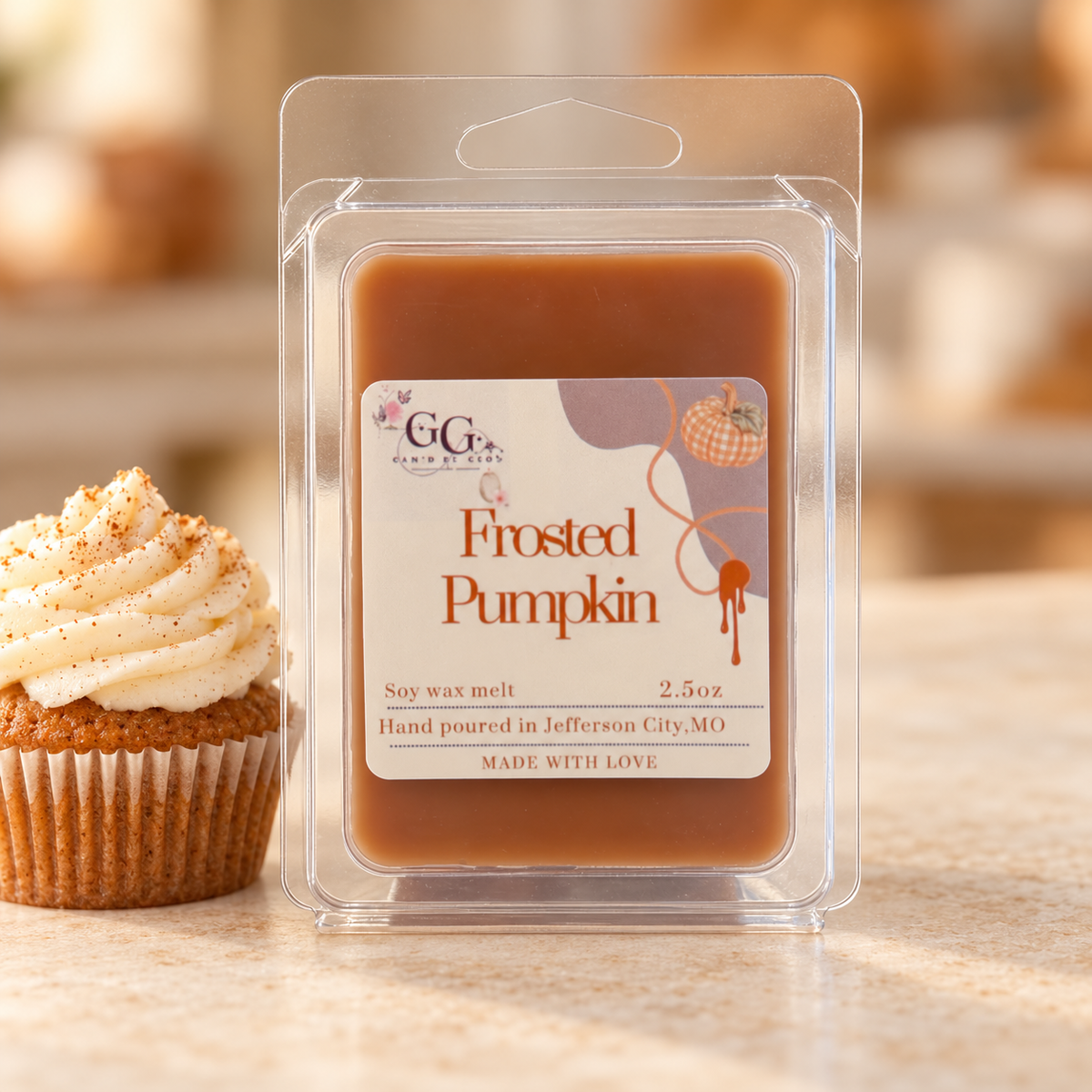 Frosted Pumpkin Wax Melts