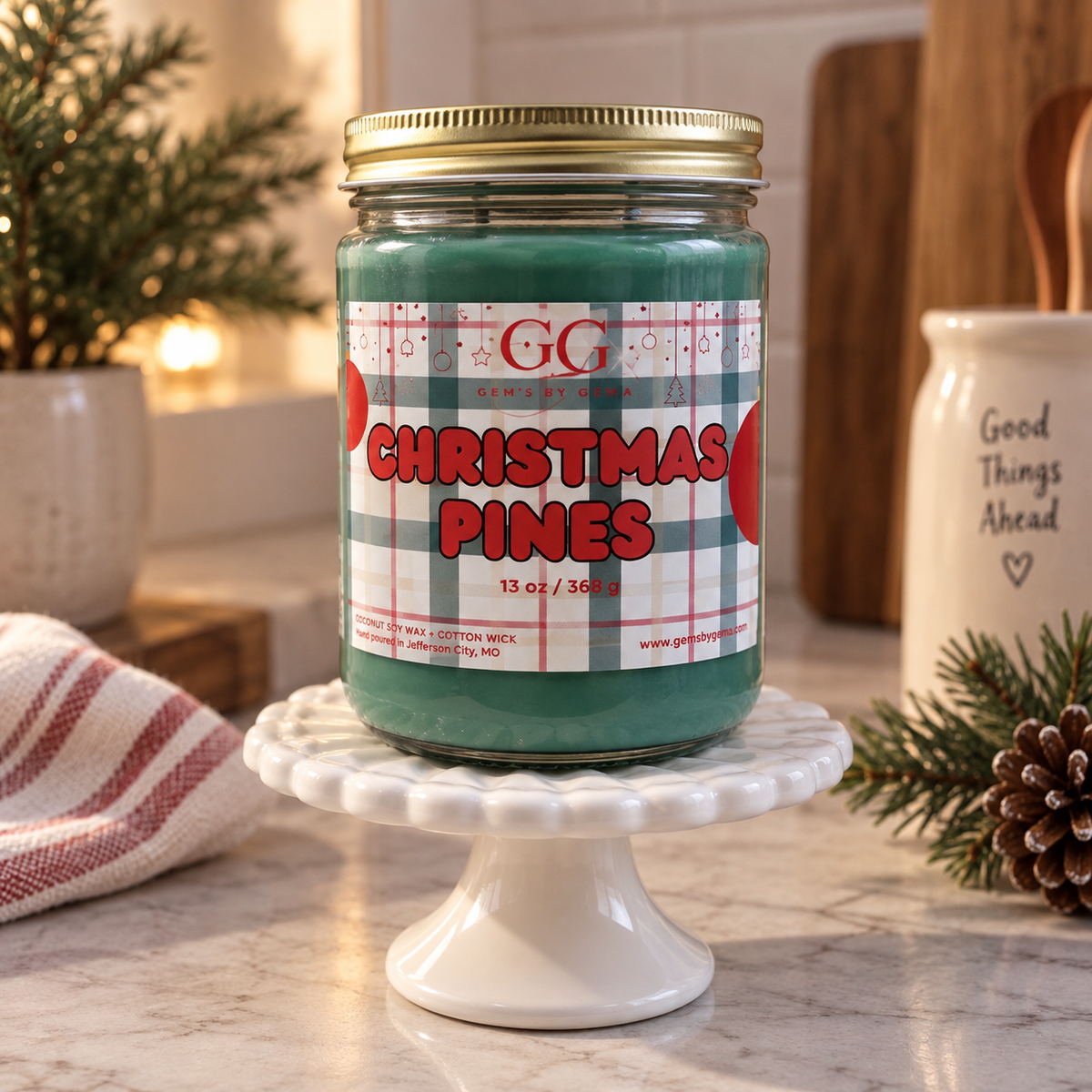 Christmas Pines Candle