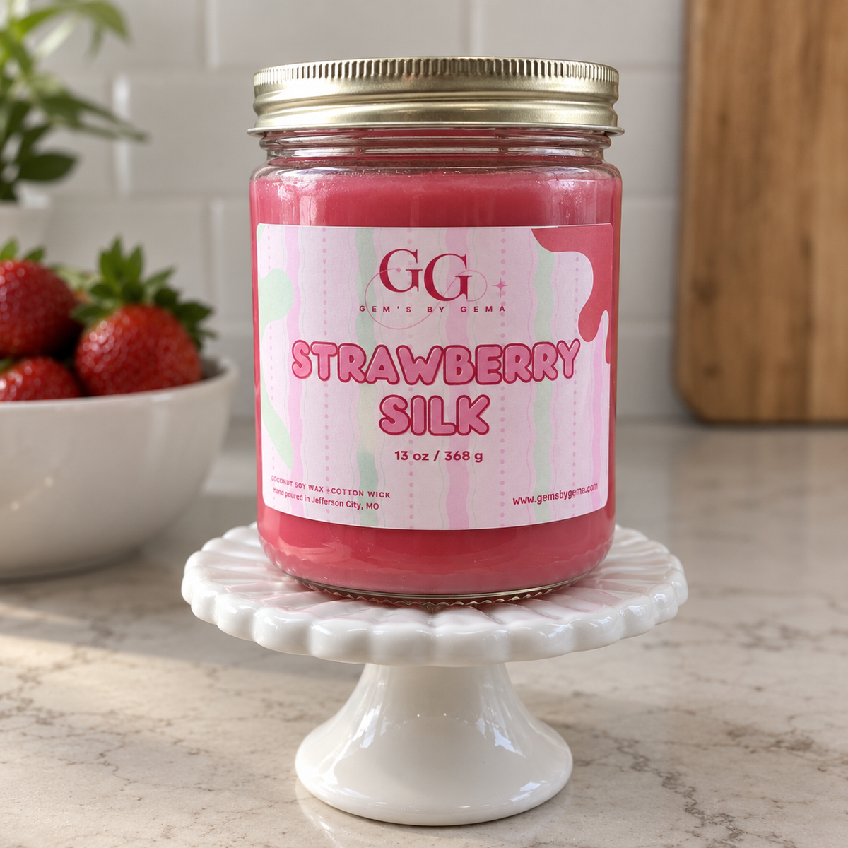 Strawberry Silk Candle