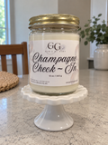 Champagne Check-In Candle